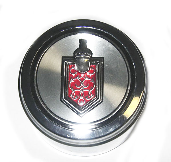 1984 Chevrolet Monte Carlo CHROME PLASTIC CENTER CAP WITH MONTE CARLO CREST GM - EA | WT9641M