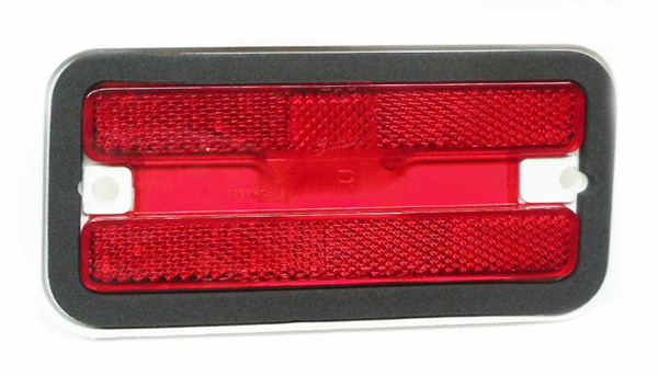 1981 Pontiac Firebird/TransAm REAR QUARTER SIDE MARKER LAMP LENS (RED) - RH | XL12610F