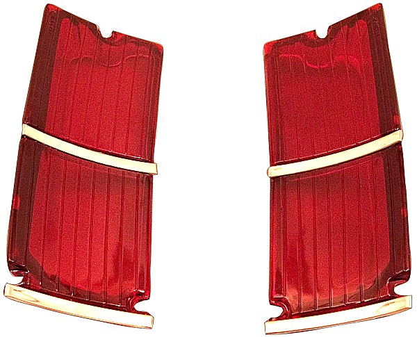 1966 Chevrolet El Camino TAIL LAMP LENS - PR | XL4060E