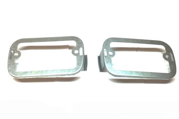1969 Pontiac GTO/LeMans/Tempest NEW STEEL PARKING LAMP RETAINERS BRACKETS RIGHT AND LEFT SIDE - PR | XL4144G