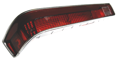 1970 Pontiac GTO/LeMans/Tempest TAIL LAMP LENS GTO WITH CORRECT FOUR PIECE STAINLESS TRIM - LH | XL4200G