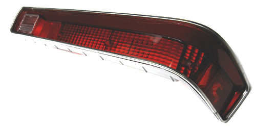 1970 Pontiac GTO/LeMans/Tempest TAIL LAMP LENS GTO WITH CORRECT FOUR PIECE STAINLESS TRIM - RH | XL4201G