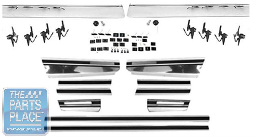 1970 Chevrolet Monte Carlo BODY MOLDING AND ROCKER PANEL TRIM SET WITH