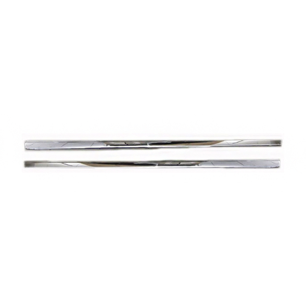 1972 Buick Skylark/GS/Regal/GN OEM STAINLESS STEEL ROCKER PANEL MOLDINGS - PAIR (HARDWARE NOT INCLUDED - YOU WILL NEED TO PAINT THE STRIPE ON YOURSELF) | XP1234S