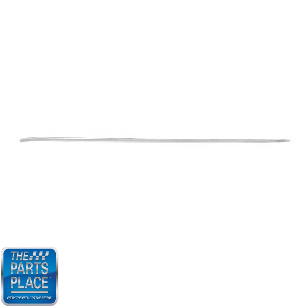 1972 Buick Skylark/GS/Regal/GN FRONT WINDSHIELD STAINLESS MOLDING UPPER ONLY (CONV. ONLY) - 1 PIECE | XP12354Z