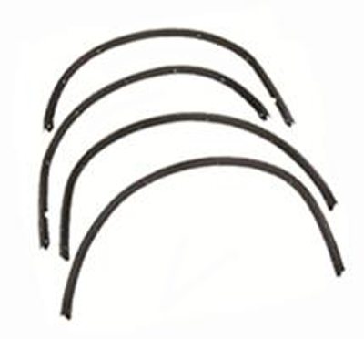 1983 Buick Skylark/GS/Regal/GN NEW OEM WHEEL WELL MOLDINGS (BLACK) - SET OF FOUR | XP12619S