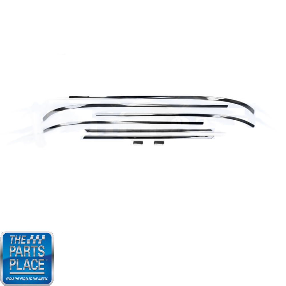 1964 Chevrolet Nova/Chevy II REAR WINDOW MOLDING SET HARDTOP (8 PIECE SET) | XP3449N