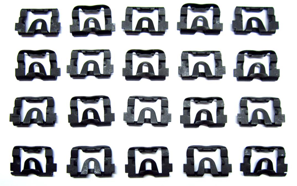 1971 Chevrolet El Camino REAR WINDOW MOLDING CLIP KIT FOR CAR WITHOUT VINYL TOP (25 PIECE KIT) | XP4124E