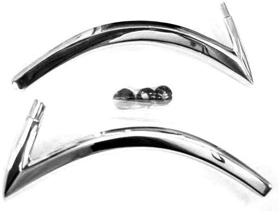 1968 Chevrolet Chevelle/Malibu REAR POT METAL END CAPS - PR | XP4759V