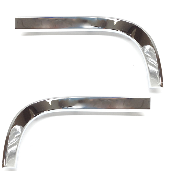 1967 Oldsmobile Cutlass/442/F85 FENDER EYEBROW CHROME MOLDING - PAIR | XP5710T