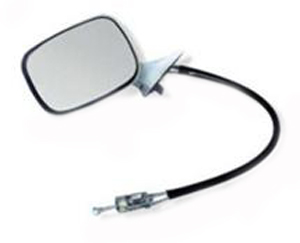 1969 Chevrolet Camaro OUTSIDE MIRROR REMOTE (INCLUDES MIRROR, CABLE, MOUNTING BRACKET, GASKET, SCREWS & KNOB - MUST ORDER ESCUTCHON SEPARATELY) GM 3957203 - LH | XP5875C