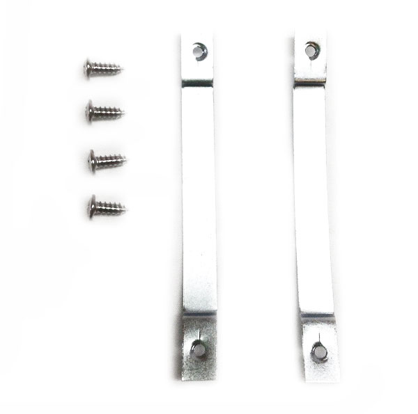 1969 Pontiac GTO/LeMans/Tempest UPPER FRONT FENDER EXTENSION REAR MOLDING RETAINER KIT (SILVER CADMIUM) | XP96579G