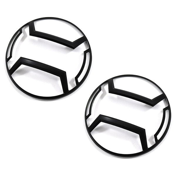 1956 Chevrolet Full Size up to 1957 HEADLAMP TRIM COVER DECORATION (ARMOUR, BLACK) - PR | GH3251Z