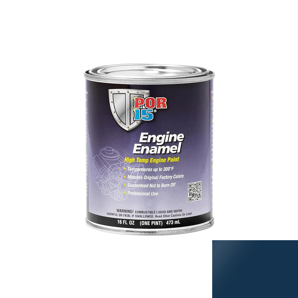 1980 Cadillac Cars POR 15 ENGINE ENAMEL (CADILLAC DARK BLUE) - PINT | PT4028Z