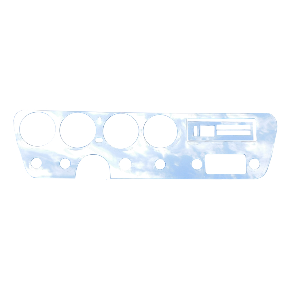 1966 Pontiac GTO/LeMans/Tempest BARE ALUMINUM BACKING PLATE FOR DASH INSERT WITHOUT AIR | IN6579G