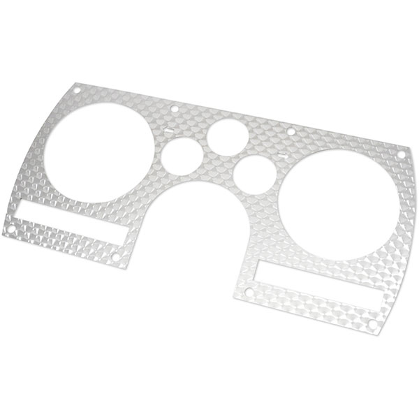 1985 Chevrolet Camaro DASH INSERT MACHINED SWIRLED ALUMINUM METAL | IN8289R