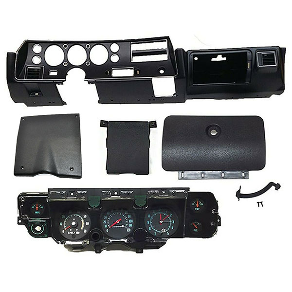 1970 Chevrolet Monte Carlo DASH HOUSING 6500 RPM TACH GAUGES & POD ASSEMBLIES - 5 PIECE KIT | IN3326C