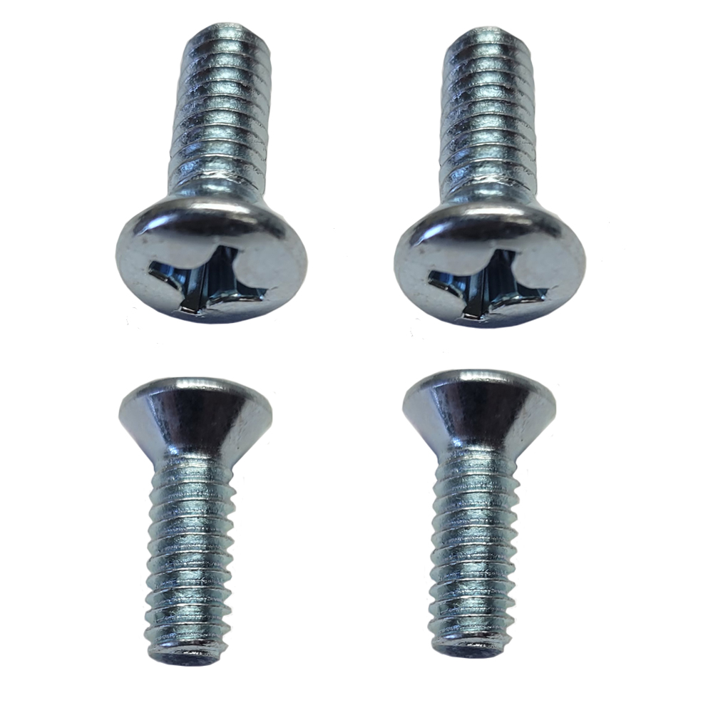 1969 Pontiac GTO/LeMans/Tempest CONVERTIBLE WINDSHIELD LATCH RECEIVER SCREWS - SET OF 4 | WW9090A