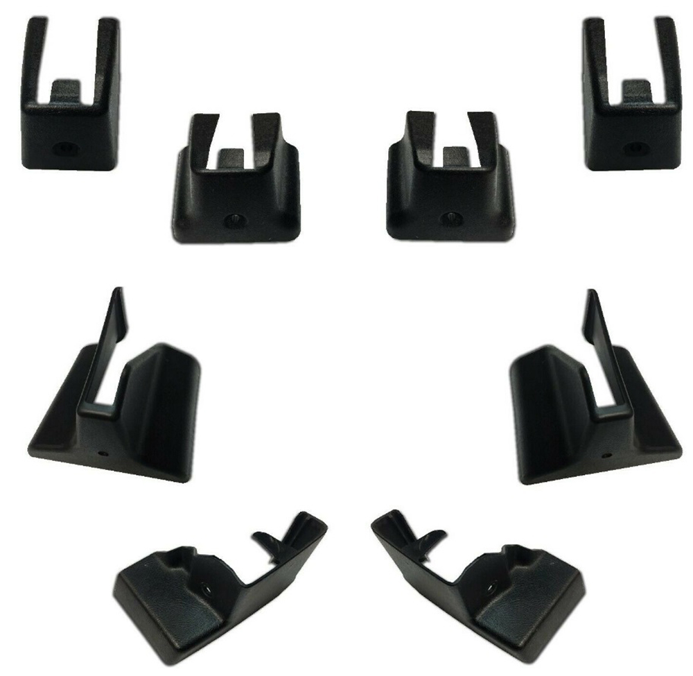 1981 Pontiac Grand Prix 69-UP BUCKET SEAT MANUAL TRACK LEG MOUNT PLASTIC COVER - SET OF 8 | IN5073Z