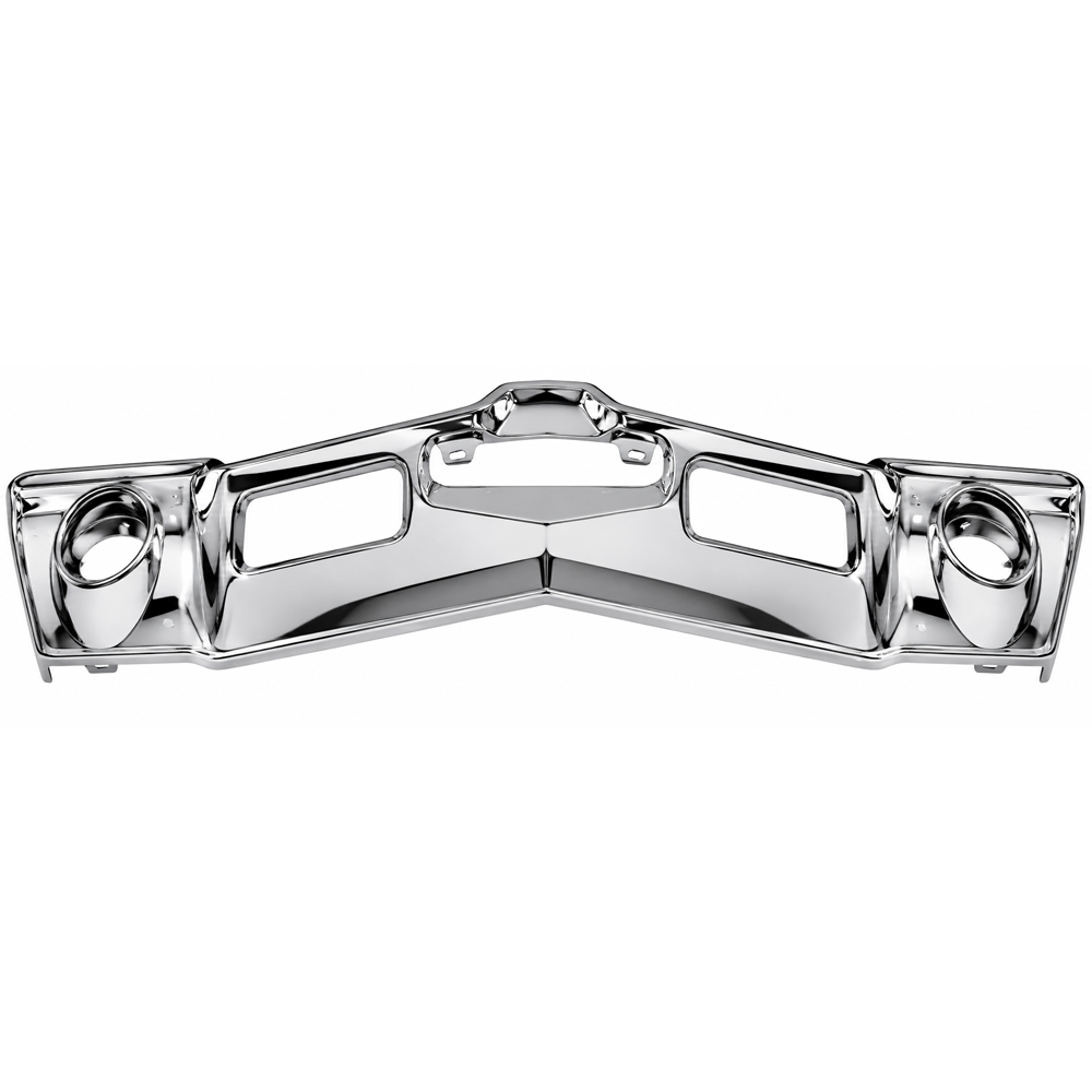 1971 Oldsmobile Cutlass/442/F85 FRONT BUMPER (NEW) - HIGH QUALITY TRIPLE CHROME PLATED | BP1332T