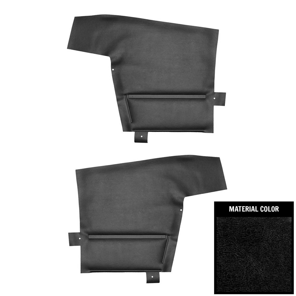 1968 Chevrolet Camaro REAR DELUXE CONVERTIBLE QUARTER TRIM PANELS (UNASSEMBLED) - PR | IN3465R