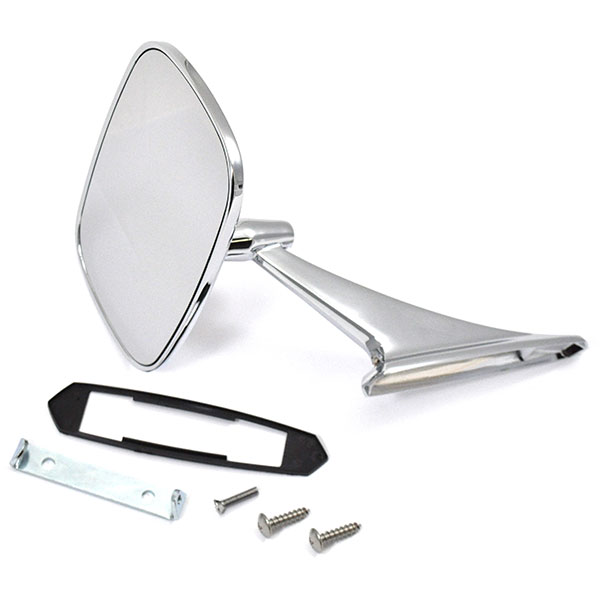 1970 Pontiac GTO/LeMans/Tempest OUTSIDE MIRROR NON-REMOTE (CHROME) NEW GM 988857 â€“ RH | 988857