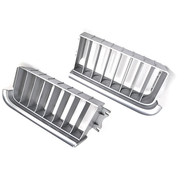 1969 Oldsmobile Cutlass/442/F85 STANDARD GRILLE (SILVER PLASTIC) GM 402182 / 402183 - PAIR (FITS ALL EXCEPT 442) | GH2706T