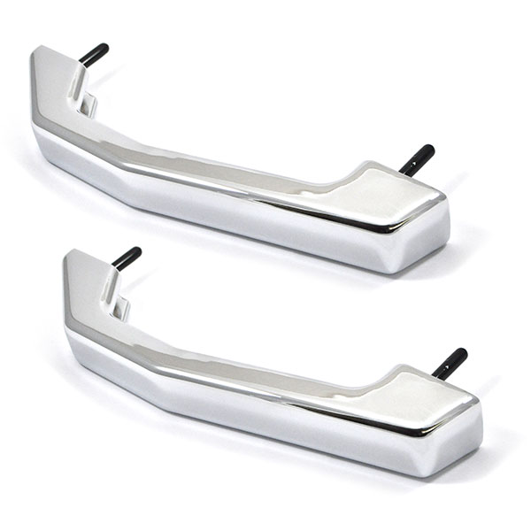 2005 GM Truck HOOD HANDLES BILLET ALUMINUM CHROME PLATED GM 12498996 (HUMMER H2 SUV / SUT) - PAIR | 12498996