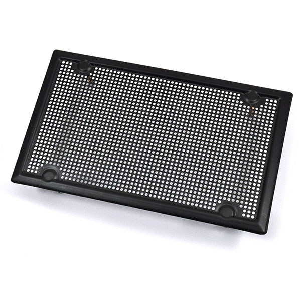 1970 Chevrolet El Camino REAR SPEAKER GRILLE WITH 4 MOUNTING STUDS AND SQUARE SIDES GM 3961598 (FITS 1970 ONLY) | 3961598