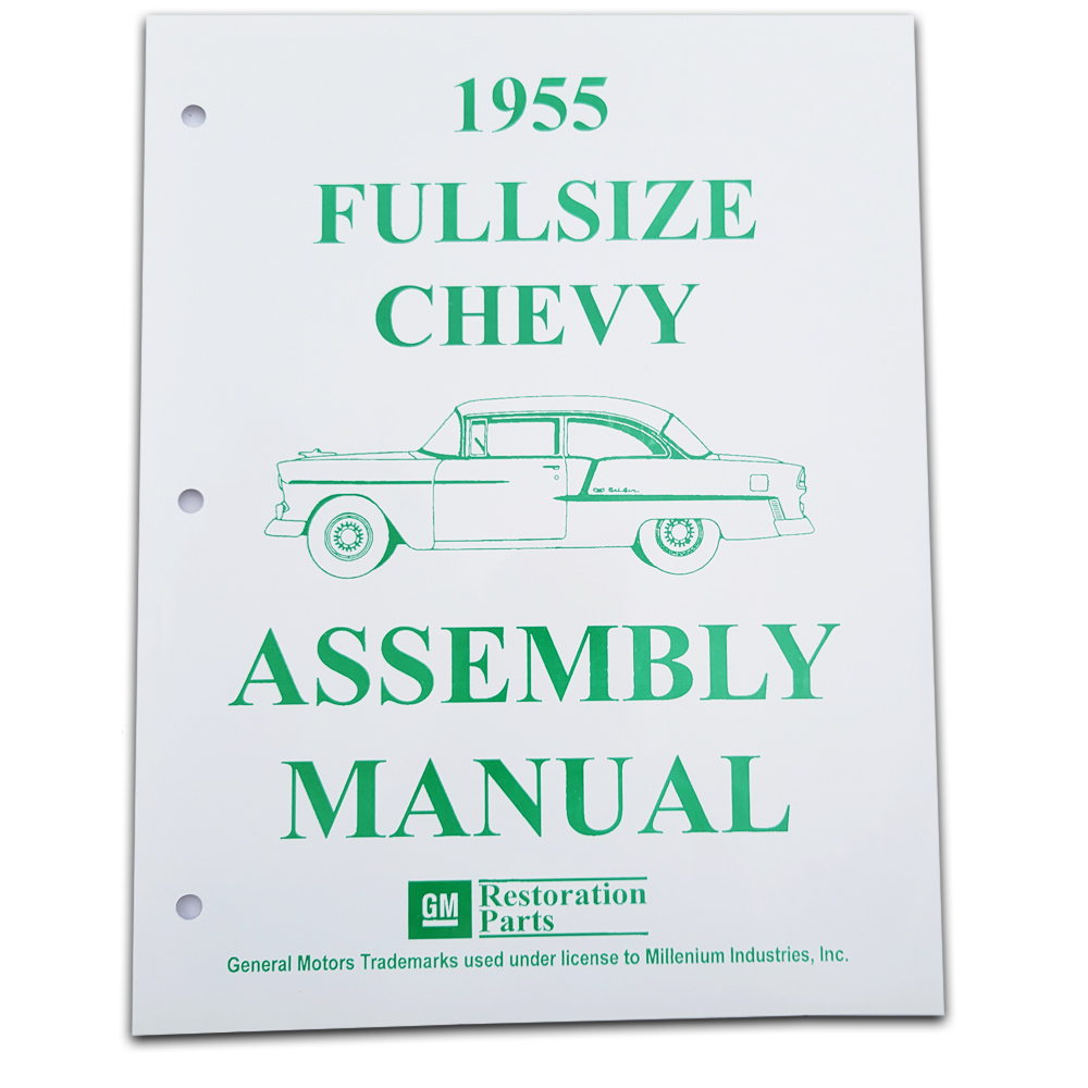 1955 Chevrolet Full Size up to 1957 FACTORY ASSEMBLY MANUAL | BK1002L