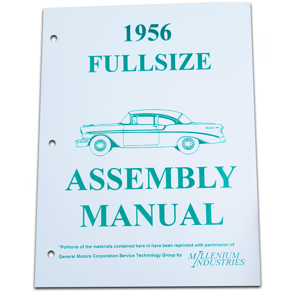 1956 Chevrolet Full Size up to 1957 FACTORY ASSEMBLY MANUAL | BK1003L