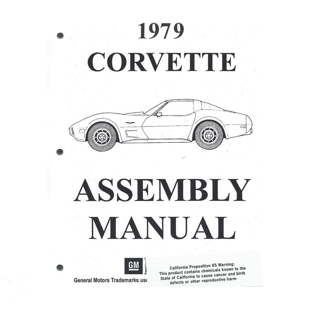 1979 Chevrolet Corvette FACTORY ASSEMBLY MANUAL | BK1104O