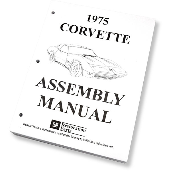 1975 Chevrolet Corvette FACTORY ASSEMBLY MANUAL | BK1108O