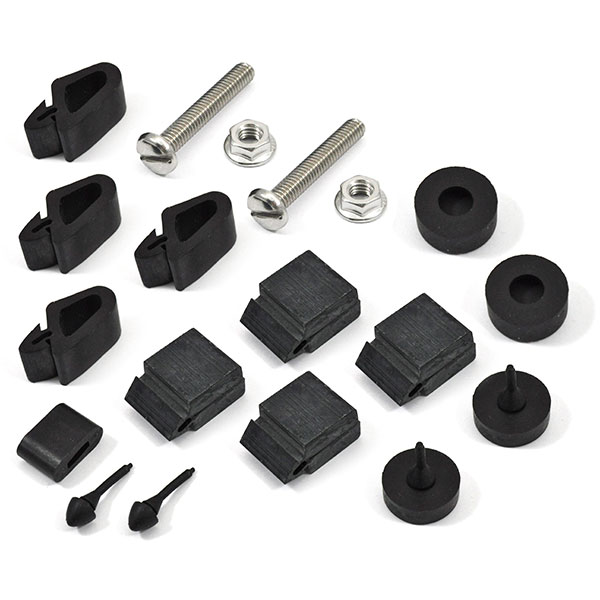 1964 Chevrolet El Camino RUBBER BUMPER KIT (INCLUDES DOORS, HOOD, TRUNK & GLOVE BOX BUMPERS) MADE IN THE USA | WS4472V