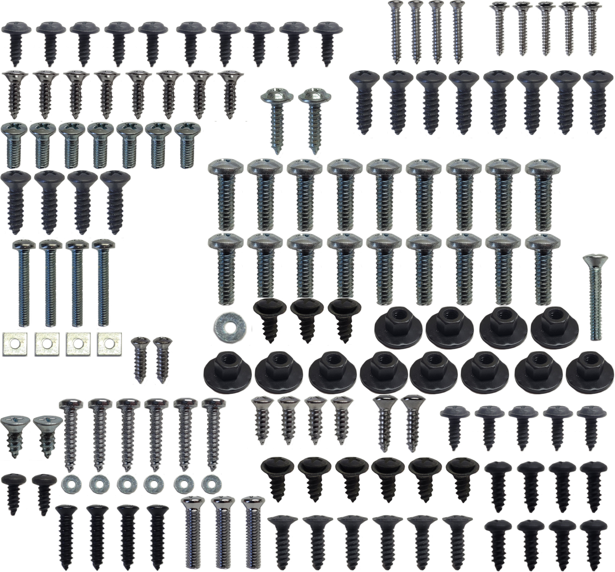 1972 Chevrolet Corvette INTERIOR SCREW KIT FOR CHEVROLET CORVETTE CONVERTIBLE (1780) | GM1780