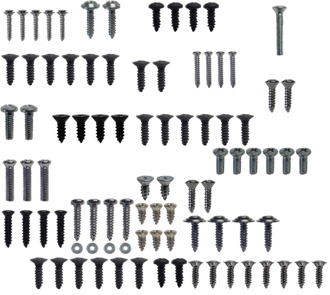 1970 Chevrolet Corvette INTERIOR SCREW KIT FOR CHEVROLET CORVETTE T-TOP (1785) | GM1785