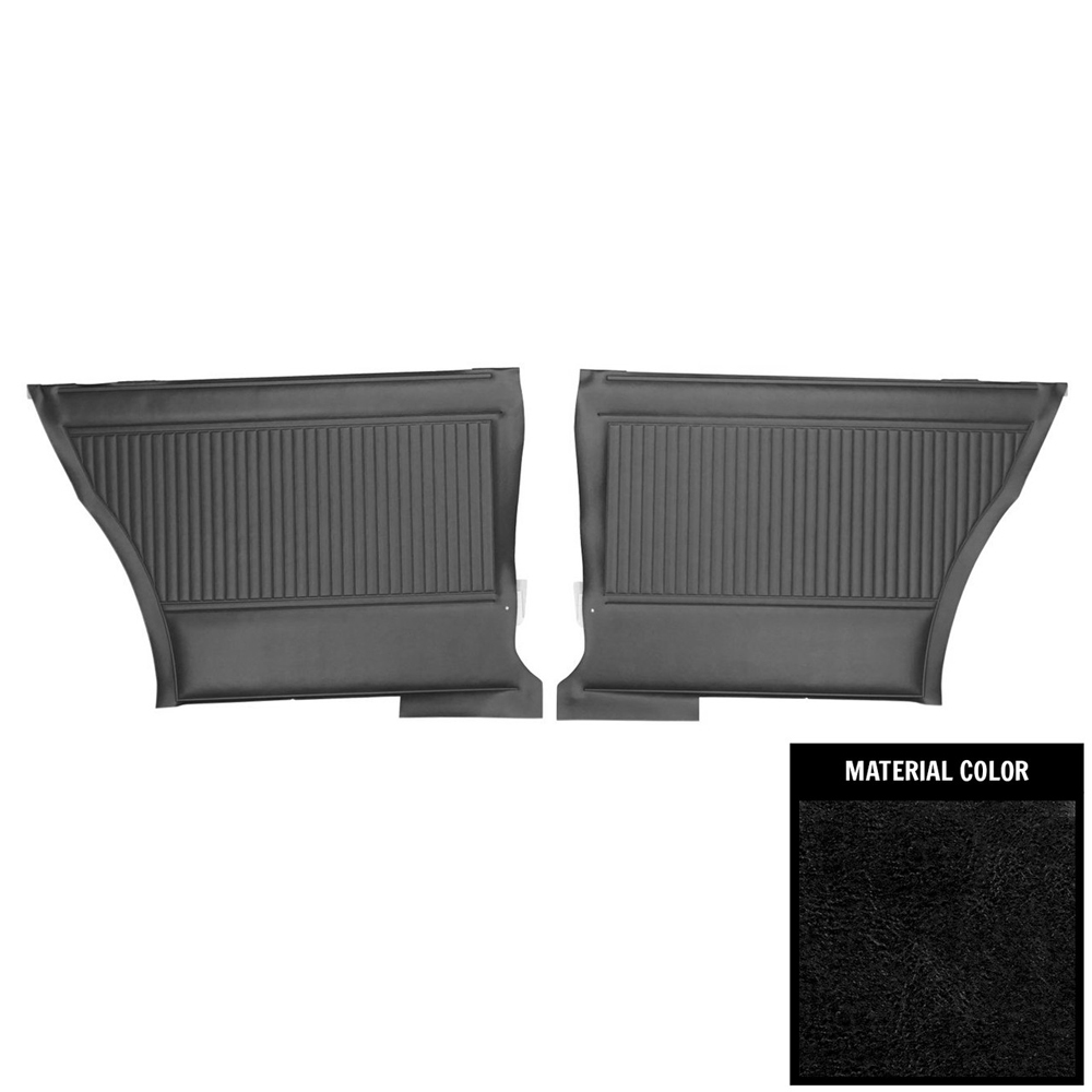 1966 Pontiac GTO/LeMans/Tempest REAR UNASSEMBLED QUARTER TRIM PANELS TEMPEST (PUI BRAND SEDAN AND HARDTOP) - PR | IN10135G