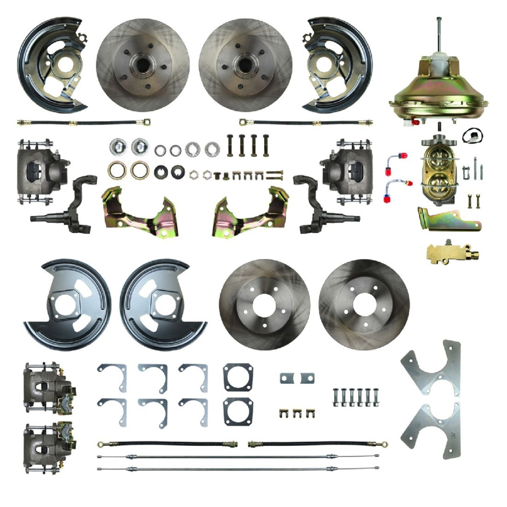 1967 Chevrolet Camaro 4 WHEEL POWER DISC BRAKE KIT WITH BOOSTER | BR1034R