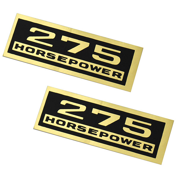 1965 Chevrolet El Camino 275 HP VALVE COVER DECALS PAIR (DC0227) 3875934 MADE IN THE USA | DC0227