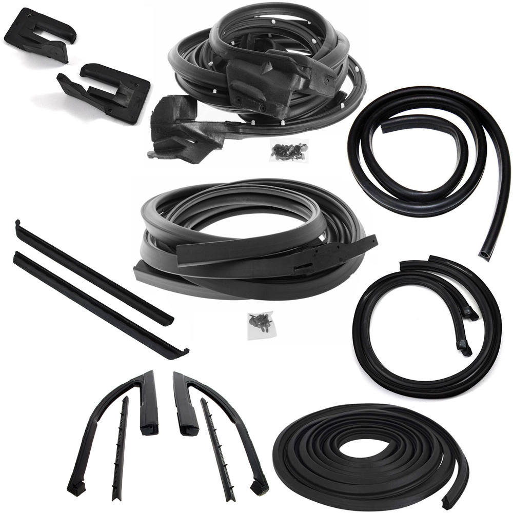 1968 Pontiac GTO/LeMans/Tempest WEATHERSTRIP SEAL KIT A BODY (2 DOOR HARDTOP) - 14 PIECES | WS1038Z