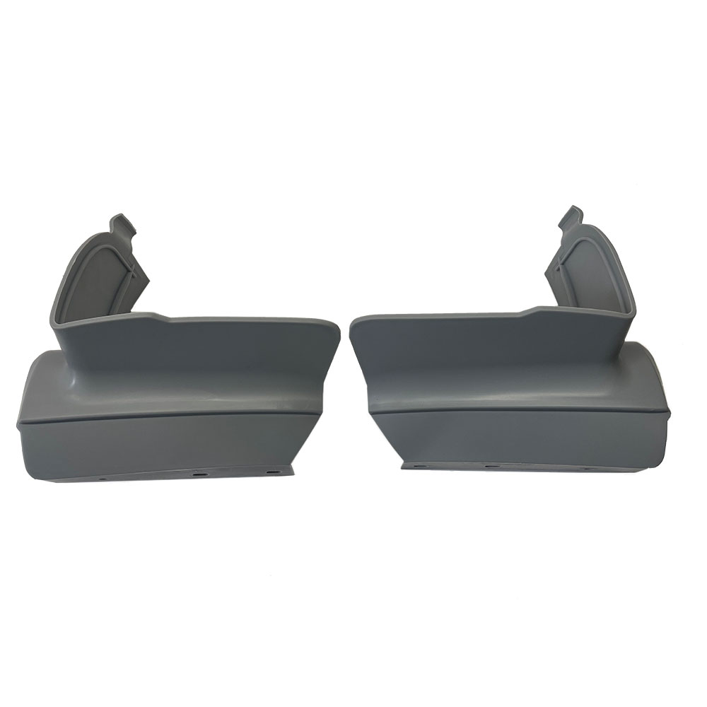 1976 Chevrolet El Camino FRONT FENDER TO BUMPER FILLER PANEL GM 377027 / 377028 - PAIR (LH & RH) OEM RUBBER | BP1072V