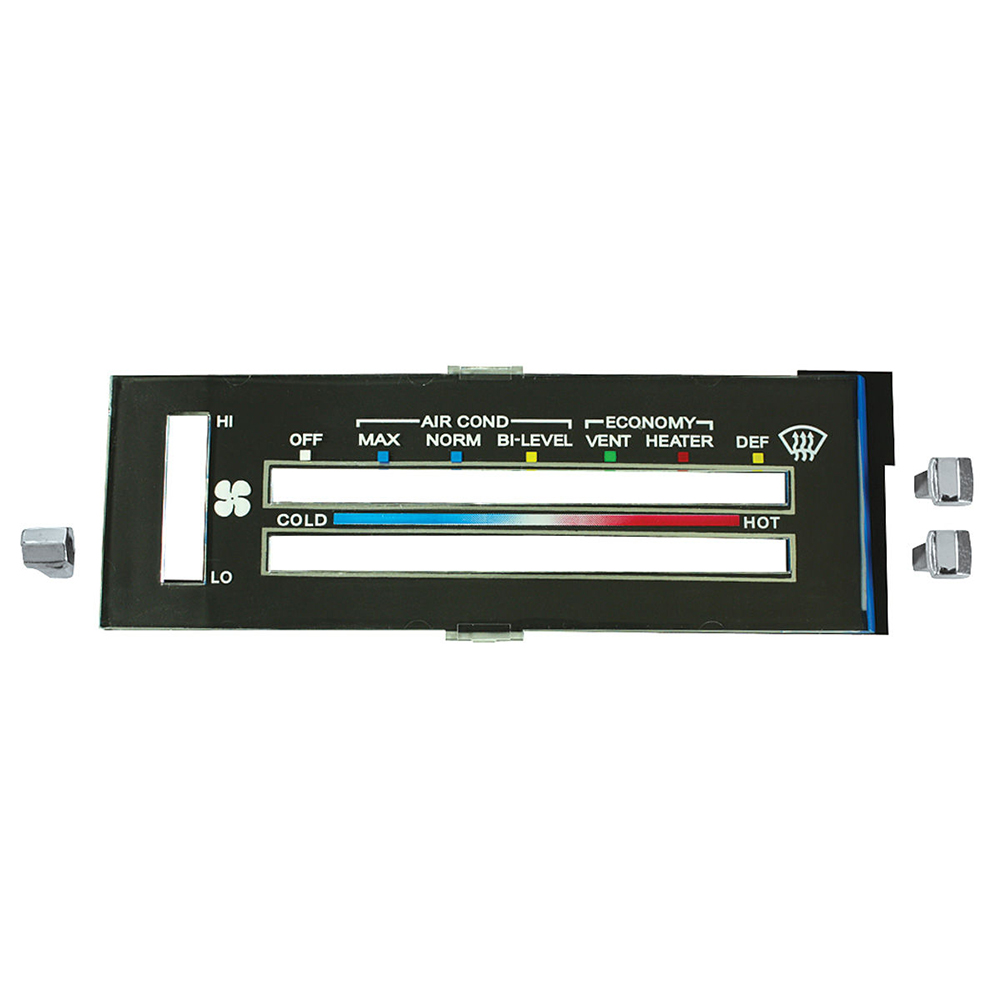 1981 Chevrolet Monte Carlo HEATER CONTROL PANEL LENS W/AC | IN3770M