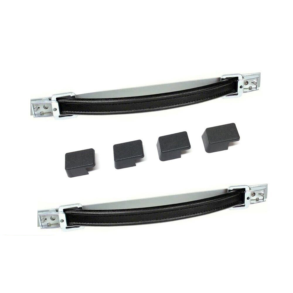 1974 Pontiac Firebird/TransAm DELUXE DOOR PANEL PULL STRAPS SET - INCLUDES A PAIR OF STRAPS AND A SET OF 4 END CAPS | IN3788F