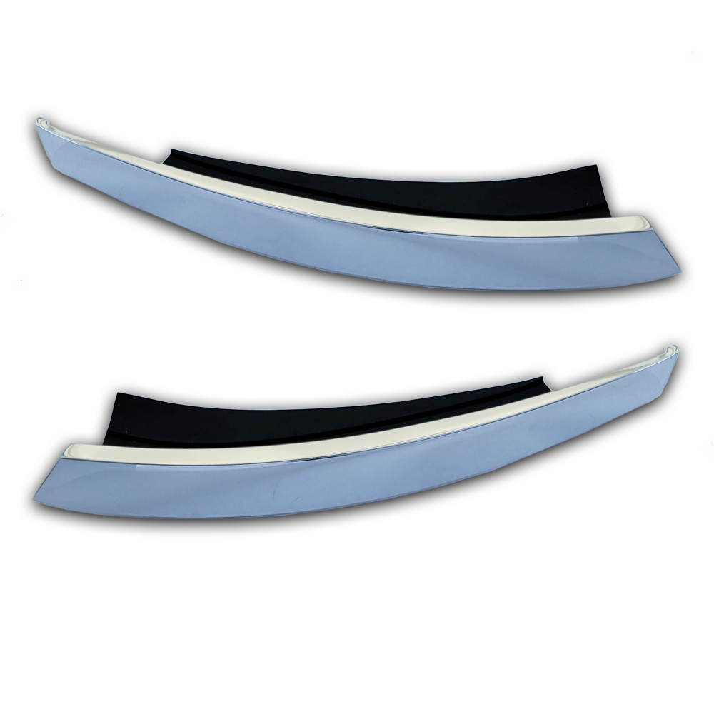 1971 Oldsmobile Cutlass/442/F85 UPPER REAR FENDER CHROME WITH GASKETS MOLDINGS AT WINDSHIELD - PR | XP4501T
