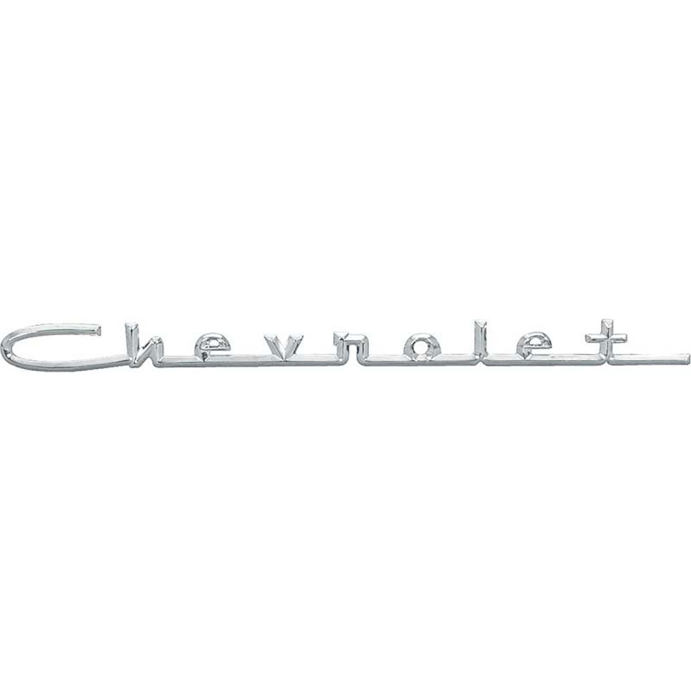 1957 Chevrolet Full Size up to 1957 “CHEVROLET” HOOD, TRUNK, QUARTER PANEL EMBLEM 3733212 | 3733212