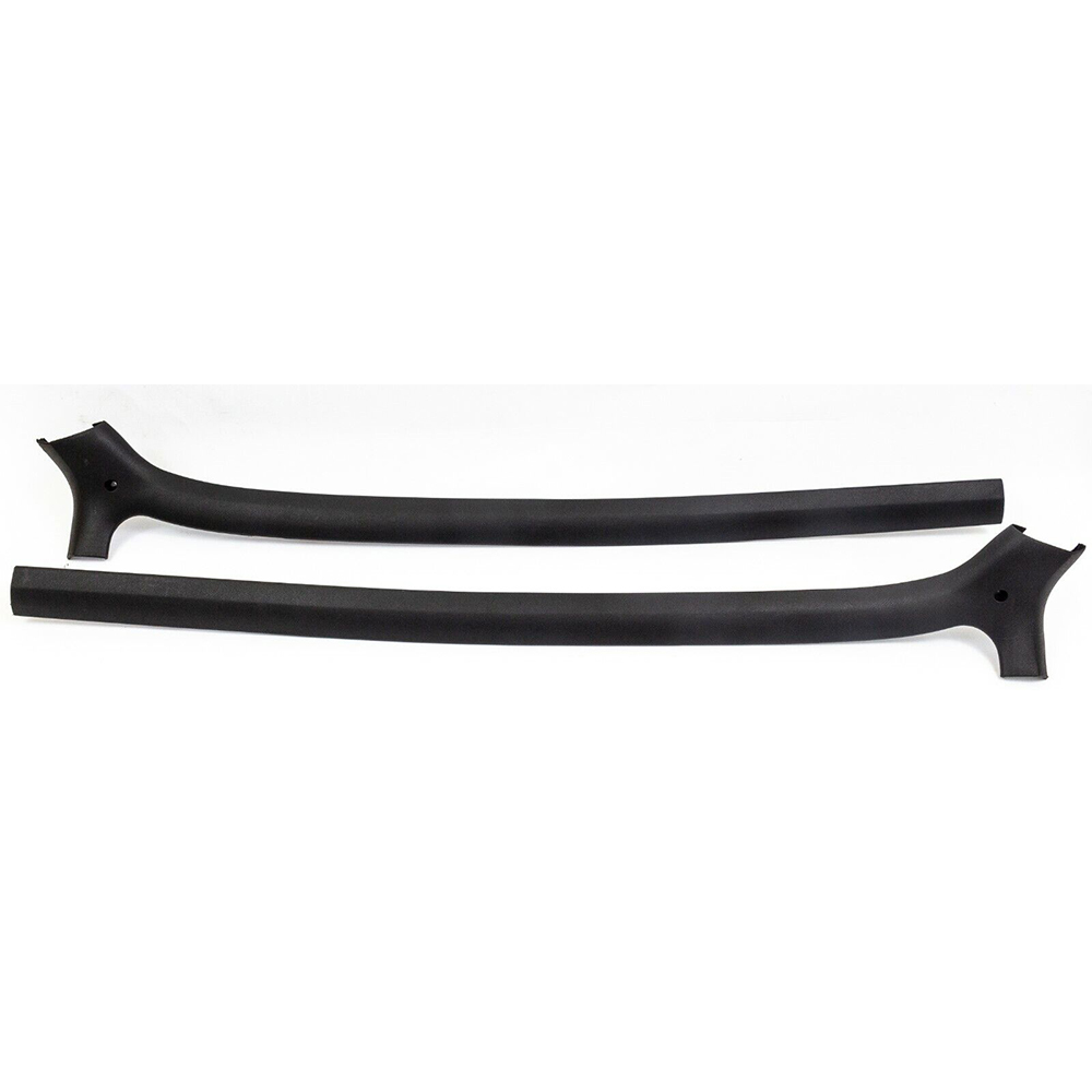 1980 Chevrolet Camaro SIDE HEADLINER PLASTIC TRIM MOLDING, GM 9666424 / 9666423 – PAIR | IN10154F