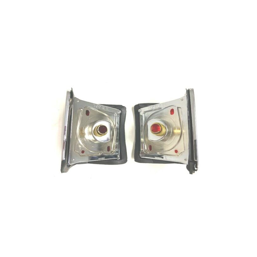 1967 Chevrolet El Camino TAIL LAMP TAILLIGHT CHROME BEZELS W/SEALS – PR | XL10055Z