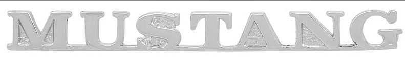 1964 Ford Mustang FENDER EMBLEM | EM16098U