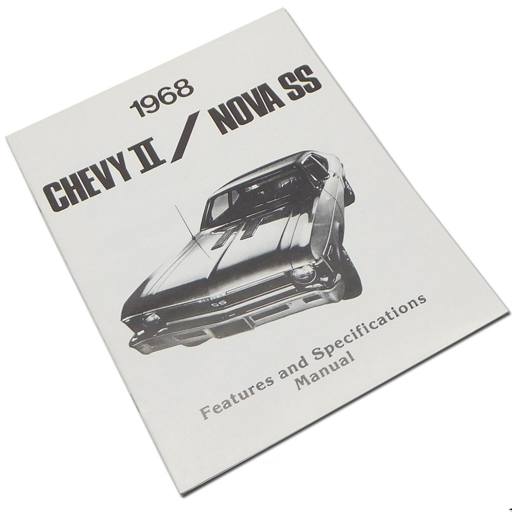 1968 Chevrolet Nova/Chevy II FACTS & FEATURE MANUAL | MP0087