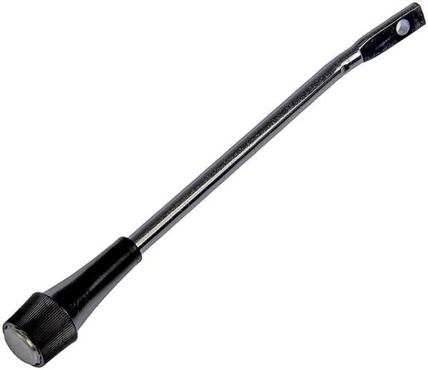 1987 Chevrolet Monte Carlo TURN SIGNAL LEVER WITHOUT CRUISE (BLACK KNOB WITH STAINLESS END) ATTACHES WITH SCREW | IN11043C